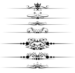 Obraz premium Ornamental Rule lines