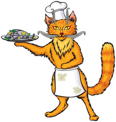 Red cat chef