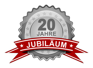 20 Jahre Jubiläum - Plakette