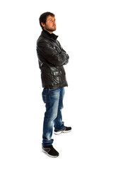 Naklejka premium ragazzo alla moda