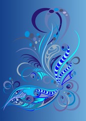 Abstract floral background