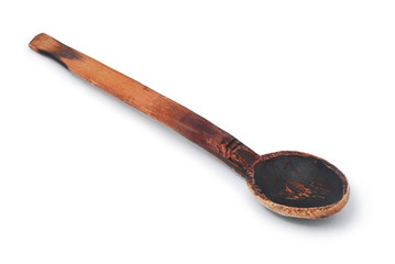 old wooden spoon