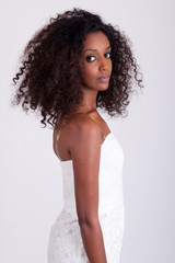 Fototapeta premium Young beautiful African woman