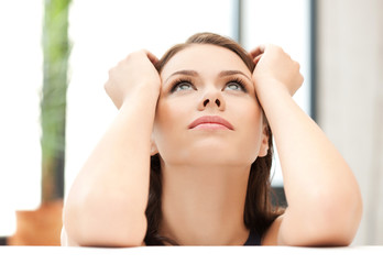 Naklejka premium beautiful woman