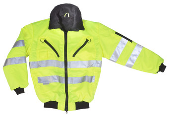 yellow neon coat