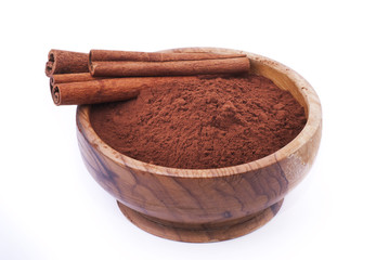 cacao in polvere con cannella