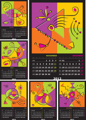 vector calendar 2010