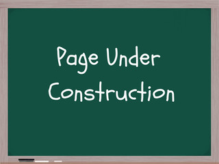 Fototapeta premium Page Under Construction Blackboard