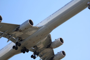 Jet Undercarriage on Landing Approach