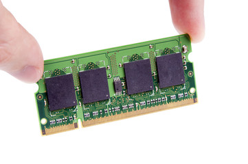 RAM Module Being Installed