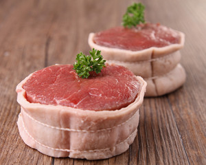 raw meat