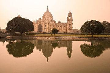 Fototapeta na wymiar Victorial Memorial, Kalkuta.
