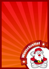 Wunschzettel Weihnachten