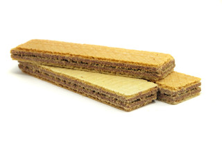 waffle with chocolate filling