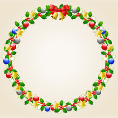 飾り枠（クリスマス）