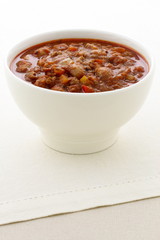Gourmet chili beans with extra lean beef