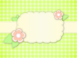 cute vector frame with a place for text