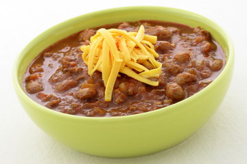 Gourmet chili beans with extra lean beef
