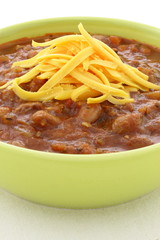 Gourmet chili beans with extra lean beef