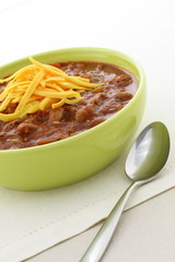 Gourmet chili beans with extra lean beef