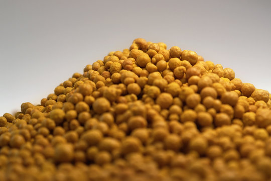 ferric chloride balls in light back