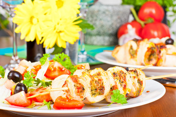 Chicken kebabs