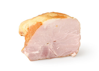 Sliced bacon isolated