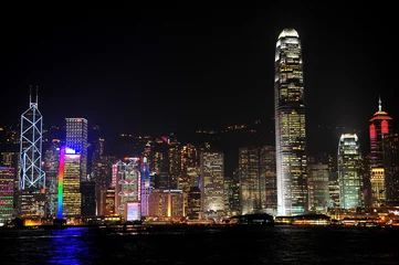 Printed roller blinds Hong-Kong Hong-Kong la nuit