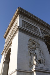 Fototapeta na wymiar Arc de Triomphe à Paris