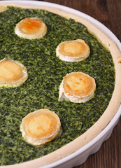 spinach quiche