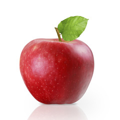 Fresh red apple