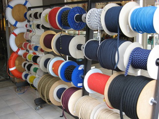 series of ropes for ships to anchor in reels for sale