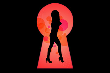 Key Hole Girl
