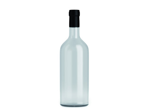 Weinflasche Weiß