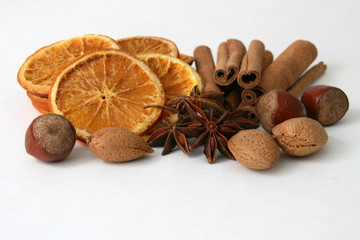 Weihnachtliche Zutaten