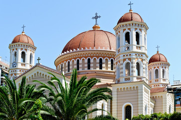 Thessaloniki. Cathedral - obrazy, fototapety, plakaty