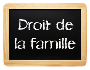 Obraz premium Droit de la famille