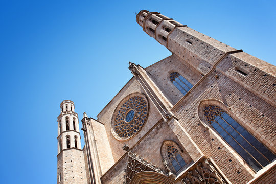 Kirche Santa Maria del Mar, Barcelona, Spanien