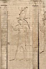 relief at the Temple of Edfu