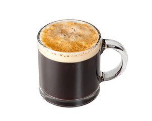 Expresso Coffee in glass cup