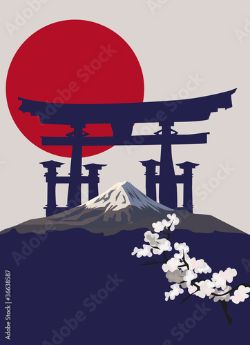 "Torii Gate" Stock image and royalty-free vector files on Fotolia.com