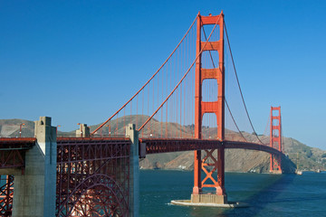 The Golden Gate Bridge in San Francisco