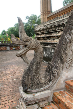 Staircase with dragon