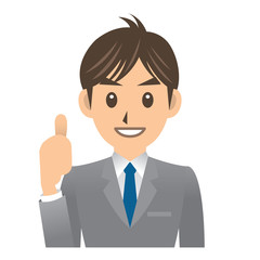 ビジネスマン A 表情2 OK