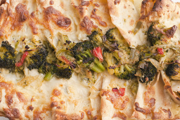 Pancakes with broccoli