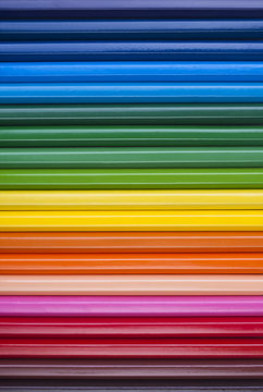 color pencils. spectrum background picture