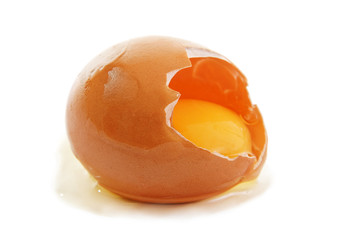 Broken egg.
