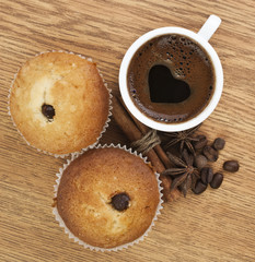 Heart Shape Coffee Foam