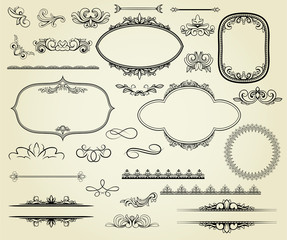 Set of design elements