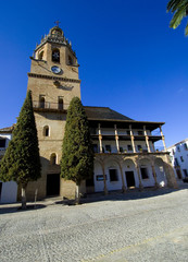 Fototapeta na wymiar Santa María la Mayor - Ronda - Andalusien - Spanien